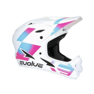 CASQUE BMX INTEGRAL EVOLVE STORM GLOSS WHITE GALAXY