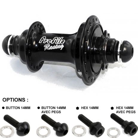 BMX HUB PROFILE ELITE GLOSS BLACK FEMALE