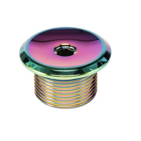 SALTPLUS HQ FORK TOP BOLT OIL SLICK 24 MM