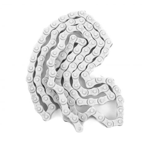 BMX HALF LINK CHAIN MISSION WHITE