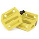 PEDALES MISSION BMX IMPULSE PLASTIQUE YELLOW