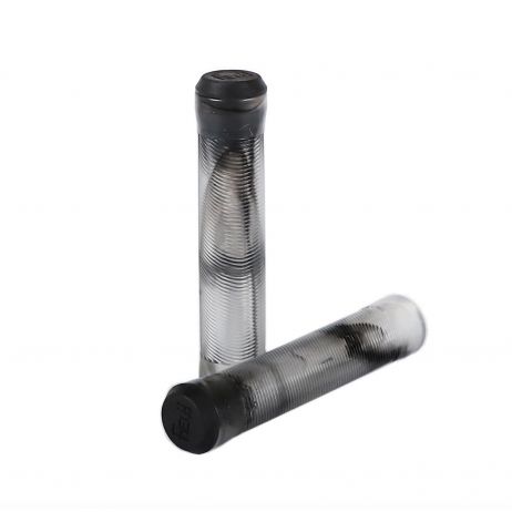BMX GRIPS FIEND FLANGELESS TEAM CLEAR BLACK MARBLE