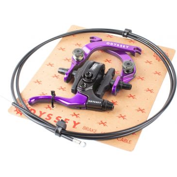 KIT DE FREINS ODYSSEY EVO 2,5 PURPLE  (LEVIER + ETRIER + CABLE)
