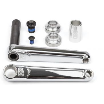 PEDALIER BMX BSD SUBSTANCE XL V2 CHROME 24 MM (AVEC ROULEMENTS)