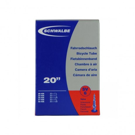 CHAMBRE A AIR SCHWALBE PRESTA 20 X 1.3/8