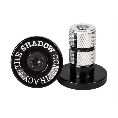 EMBOUTS GUIDON BMX SHADOW DEADBOLT ALU BLACK