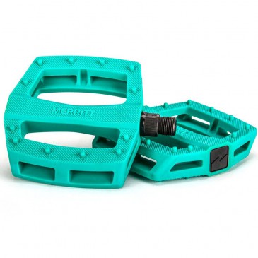 PEDALES BMX MERRITT P1 TEAL