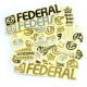 PACK DE 39 STICKERS FEDERAL