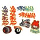 PACK DE STICKERS STRANGER