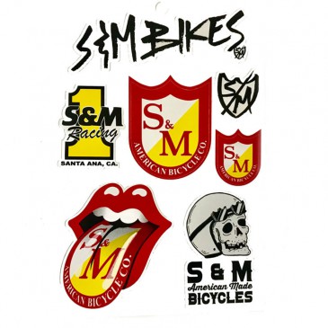 PACK DE 6 STICKERS S&M